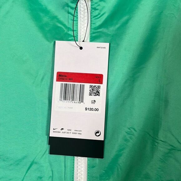Nike Uncripted Phoenix Mens‎ Large Golf Jacket DX9214-363 Lightweight Loose Fit - Picture 4 of 9